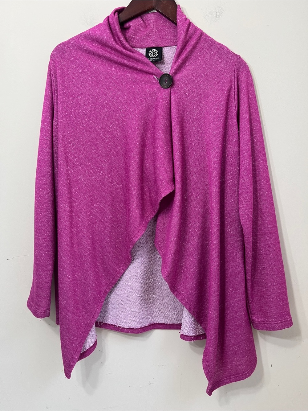 Bobeau Women's Long Sleeve Shawl Cardigan Size Large